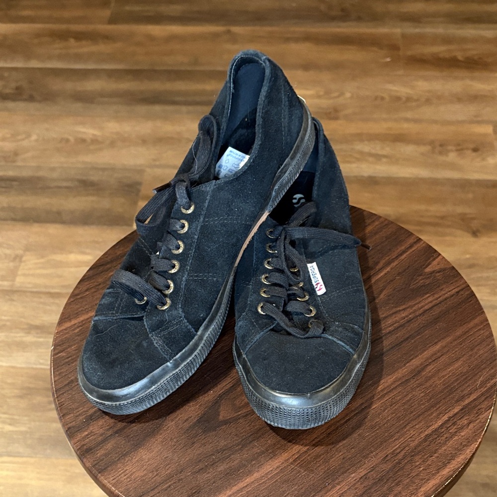 Superga Dark Canvas Sneakers